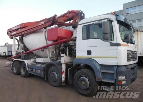 MAN TGA 35.410 +Sermac Бетононасоси