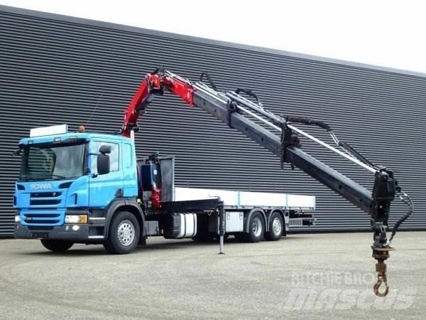 Scania P320 + Effer Автокрани