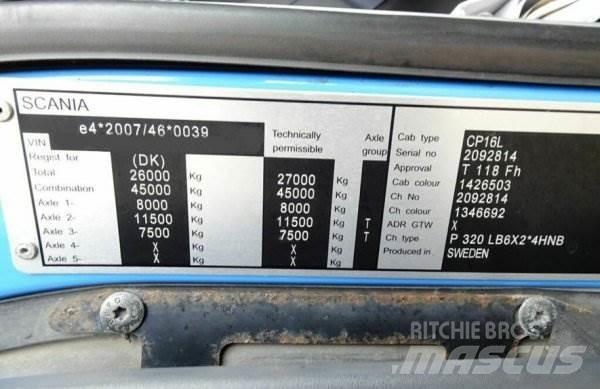 Scania P320 + Effer Автокрани
