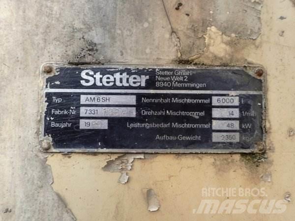 Stetter AM 6 SH Бетономішалки (Автобетонозмішувачі)