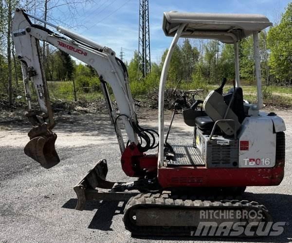 Takeuchi TB 016 Міні-екскаватори < 7т