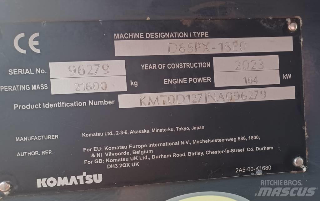 Komatsu D65PX-18 Гусеничні бульдозери