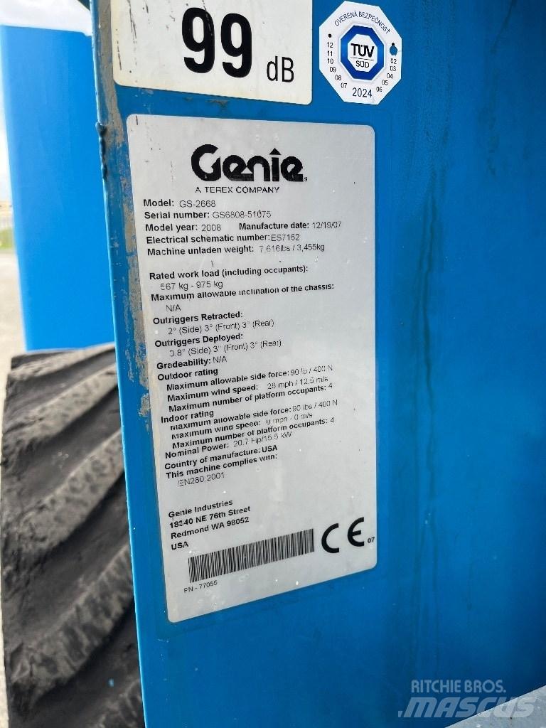 Genie GS 2668 RT Підйомники-ножиці