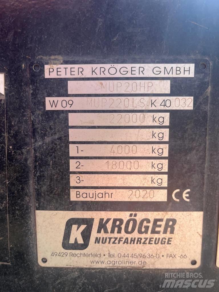 Kröger MUP 20 Самосвальні причепи