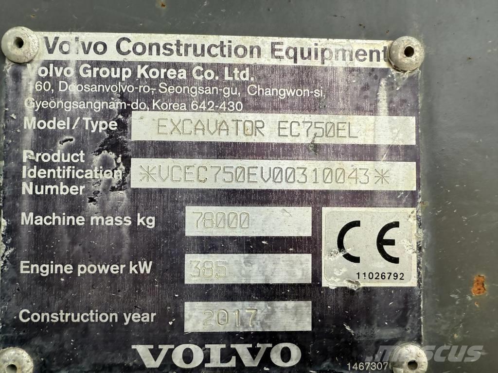 Volvo EC 750 EL Гусеничні екскаватори
