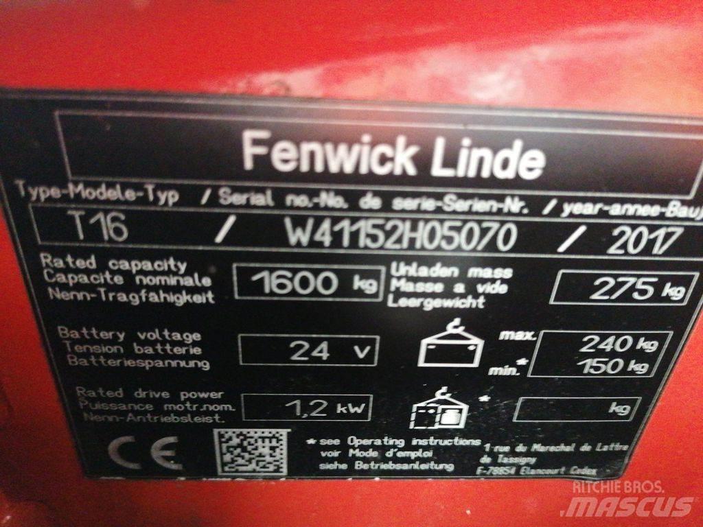 Linde T16 Штабелери