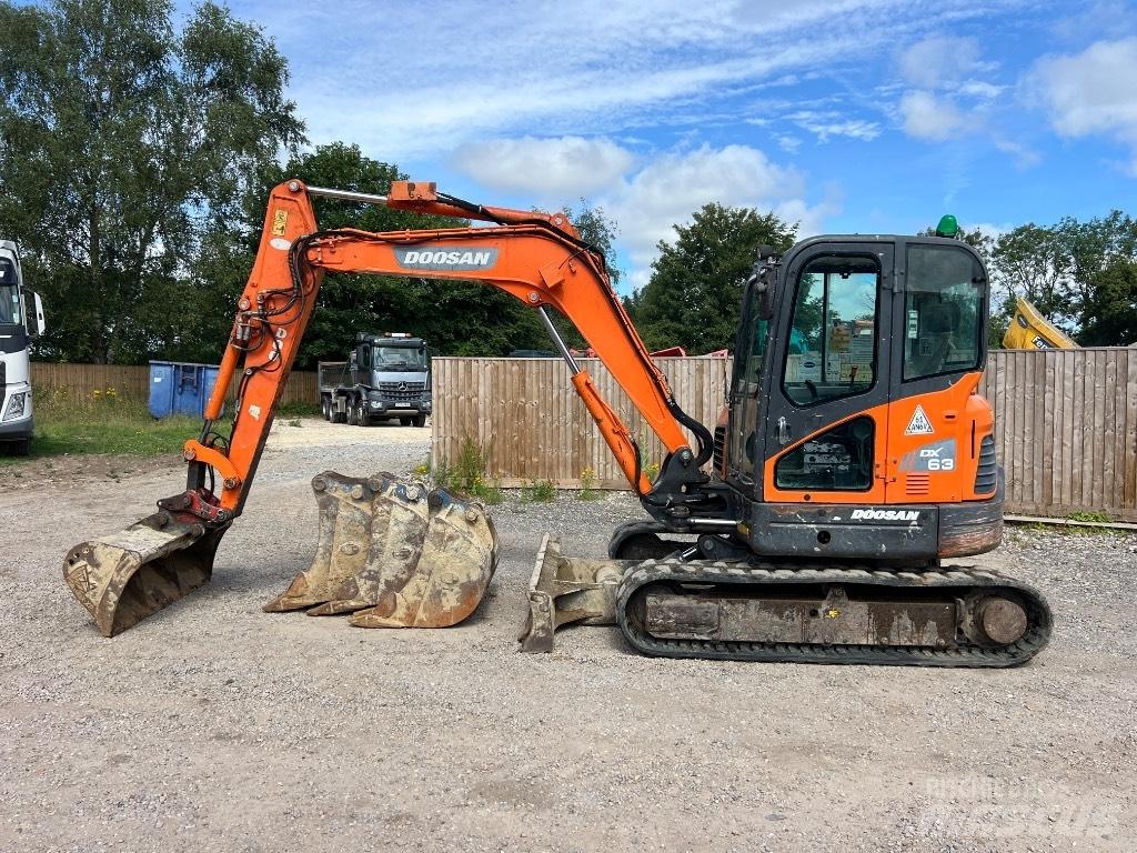 Doosan DX 63-3 Міні-екскаватори < 7т
