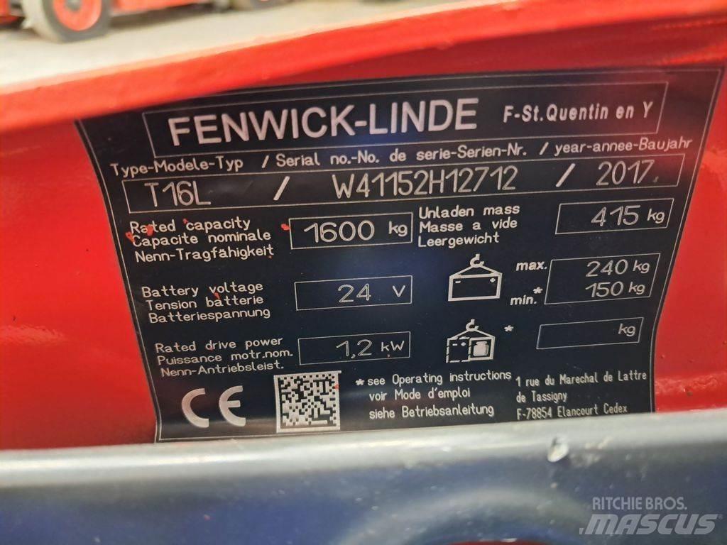Linde T16L Штабелери