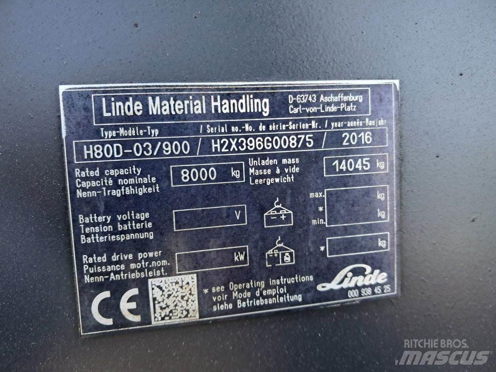 Linde H80D-03/900 Дизельні навантажувачі
