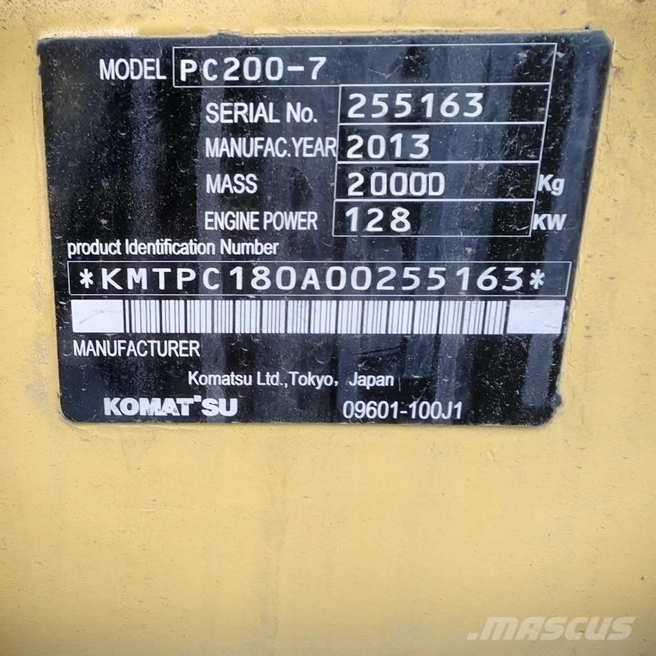 Komatsu pc200-7 Гусеничні екскаватори