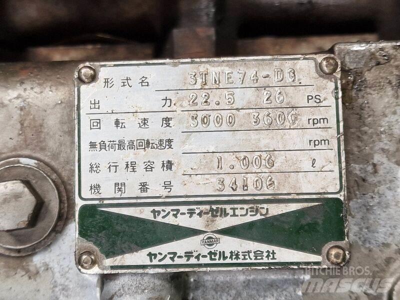 Yanmar 3TNE74-DG Двигуни