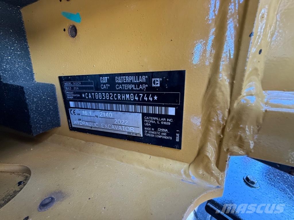 CAT 302 CR Міні-екскаватори < 7т