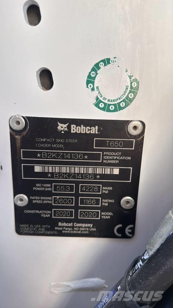 Bobcat T 650 Гусеничні вантажники