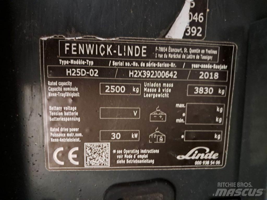 Linde H25D-02 Дизельні навантажувачі