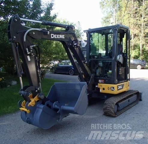 John Deere 26G Міні-екскаватори < 7т