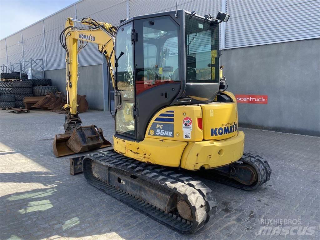 Komatsu PC55MR-5 Колісні екскаватори