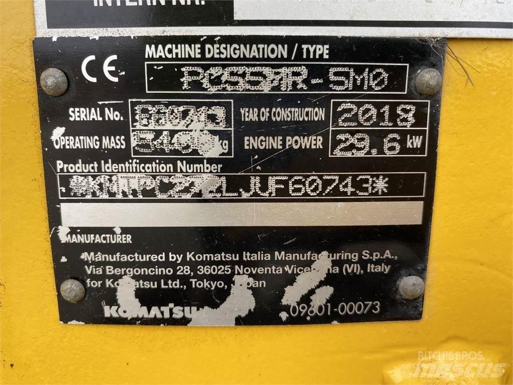 Komatsu PC55MR-5 Колісні екскаватори