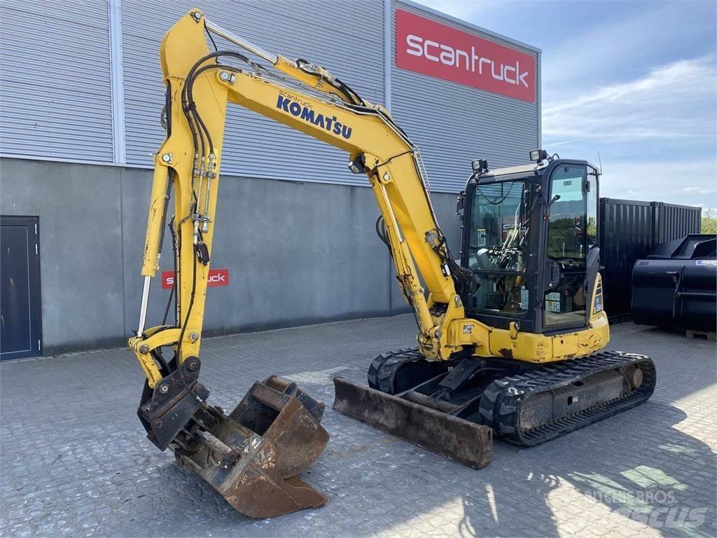 Komatsu PC55MR-5 Колісні екскаватори