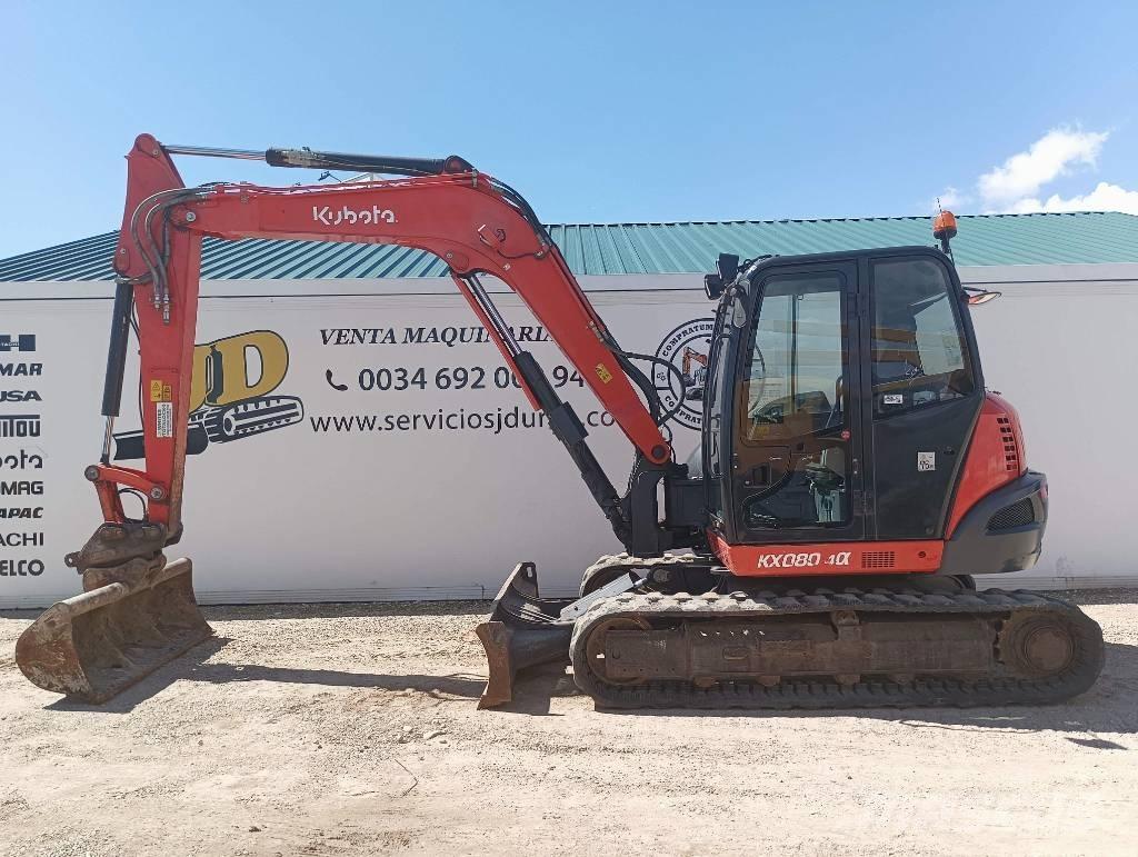 Kubota KX 080-4 Середні екскаватори 7т. - 12т.