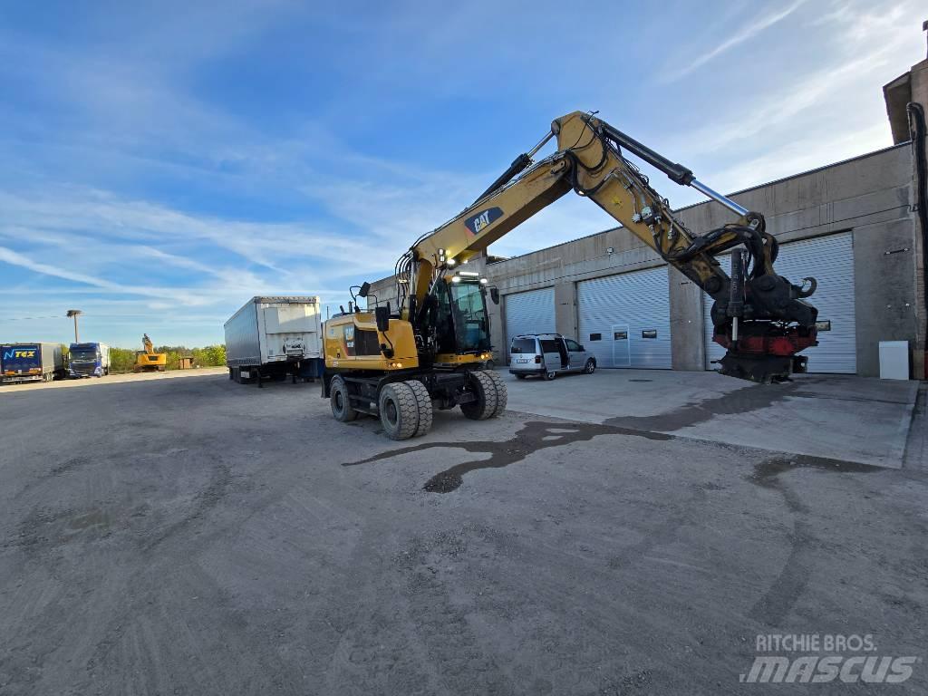 CAT 318 Колісні екскаватори