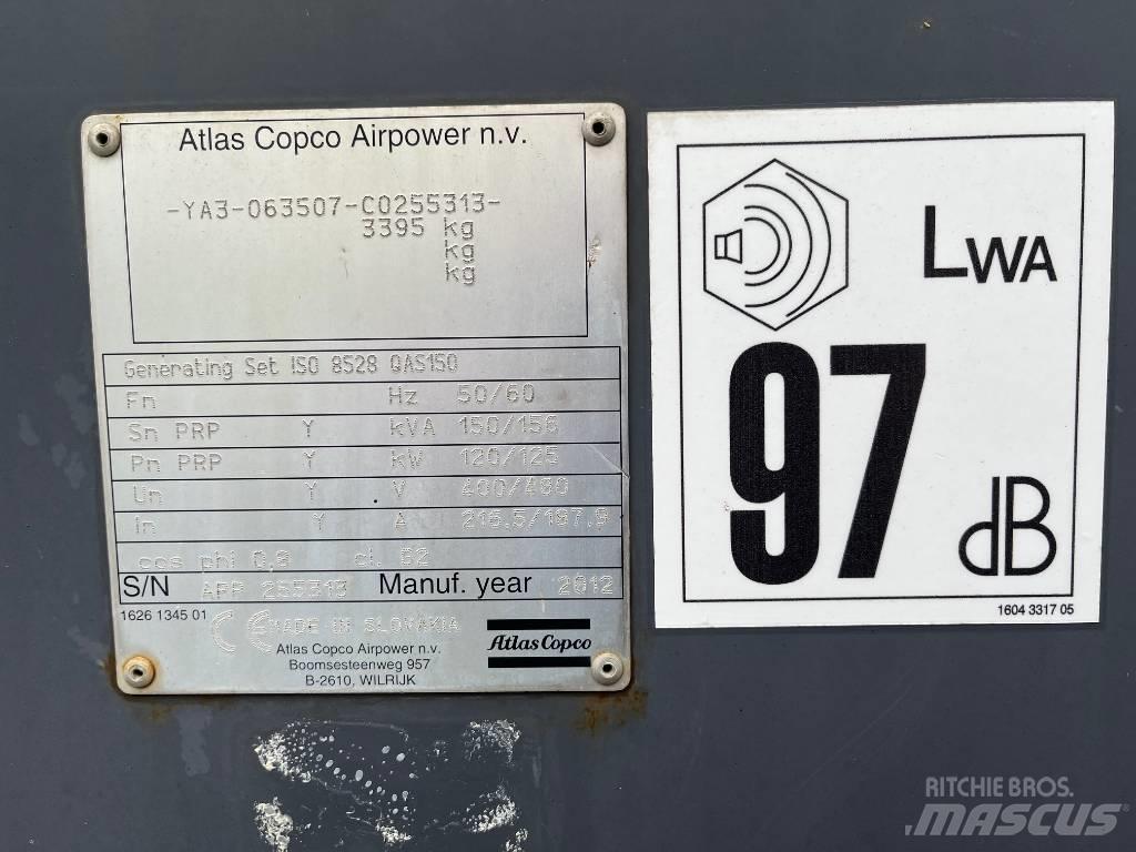 Atlas Copco QAS 150 Дизельні генератори
