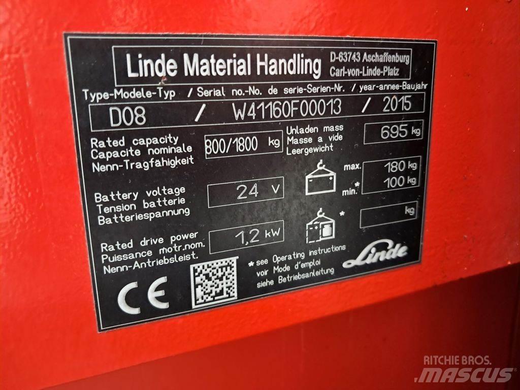 Linde D08 Ручний візок