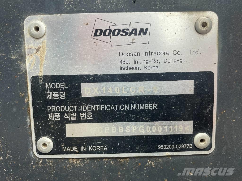 Doosan DX 140 LCR Гусеничні екскаватори