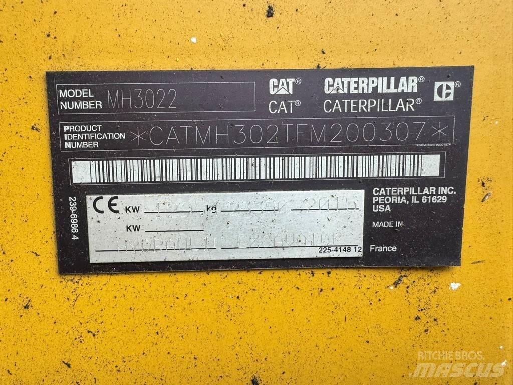CAT MH3022 Перевантажувачі металобрухту/промислові навантажувачі