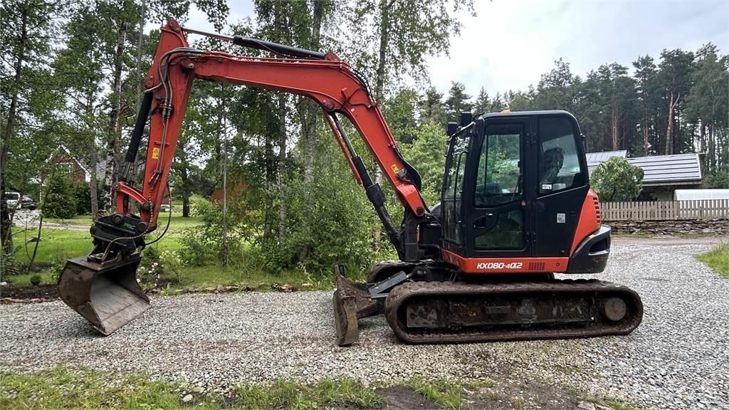 Kubota KX080 – 4a2 Міні-екскаватори < 7т