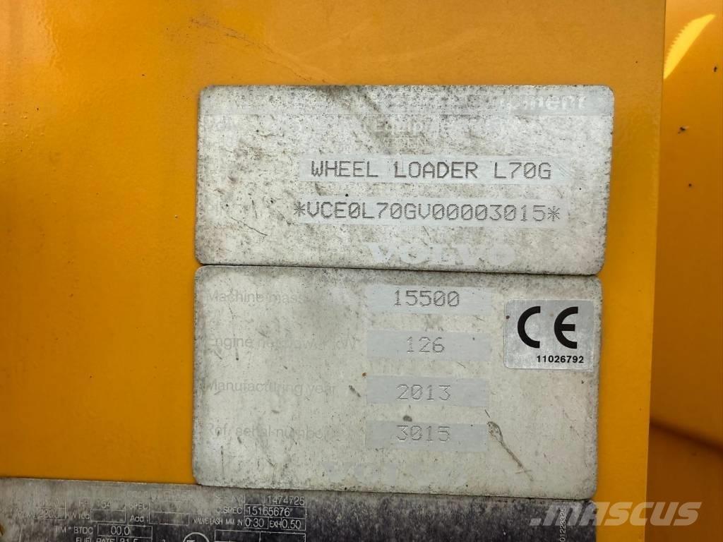 Volvo L 70 G Фронтальні навантажувачі