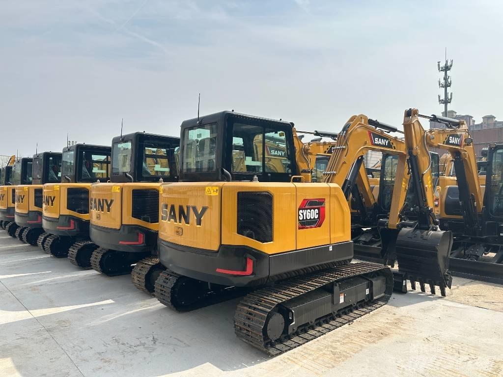 Sany SY60C Міні-екскаватори < 7т