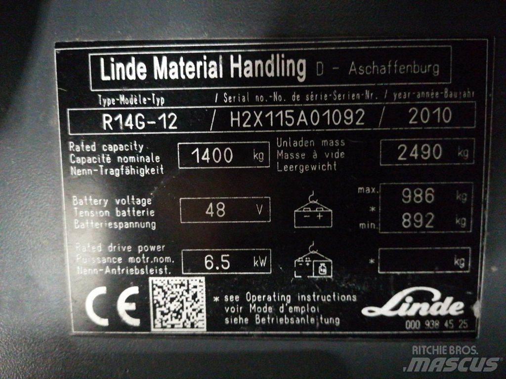 Linde R14G-12 Річ-трак із високим підйомом