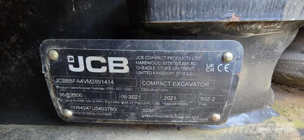 JCB 50 Z-2 Міні-екскаватори < 7т
