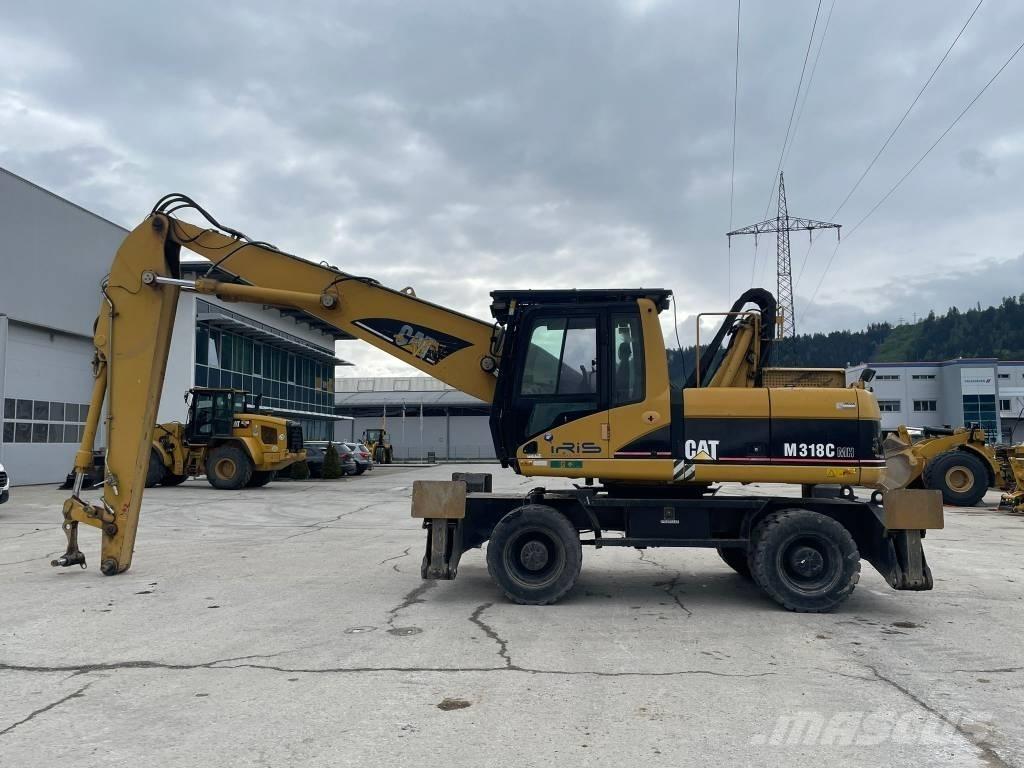 CAT M 318 C MH Перевантажувачі металобрухту/промислові навантажувачі
