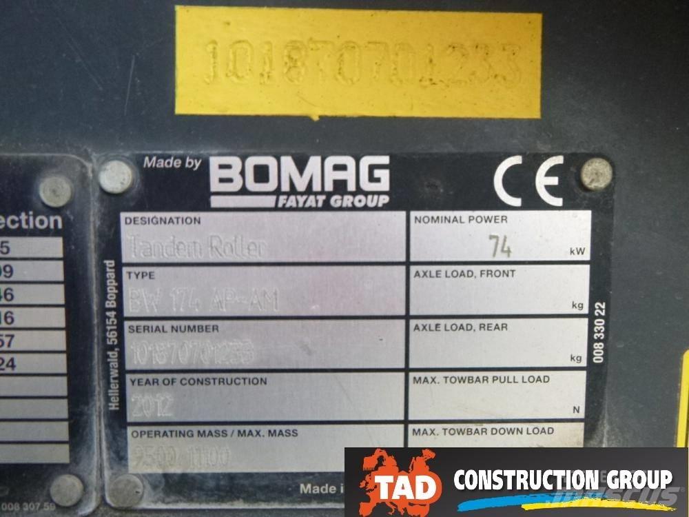 Bomag BW 174 AD AM Котки тротуарні