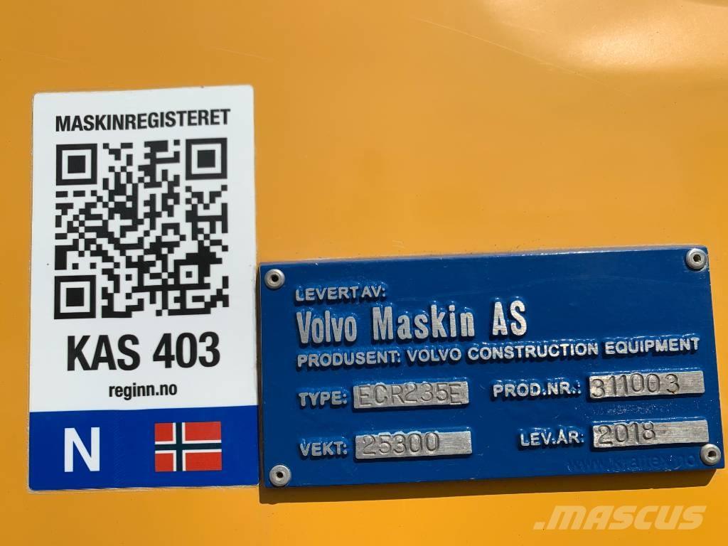 Volvo ECR235EL Гусеничні екскаватори