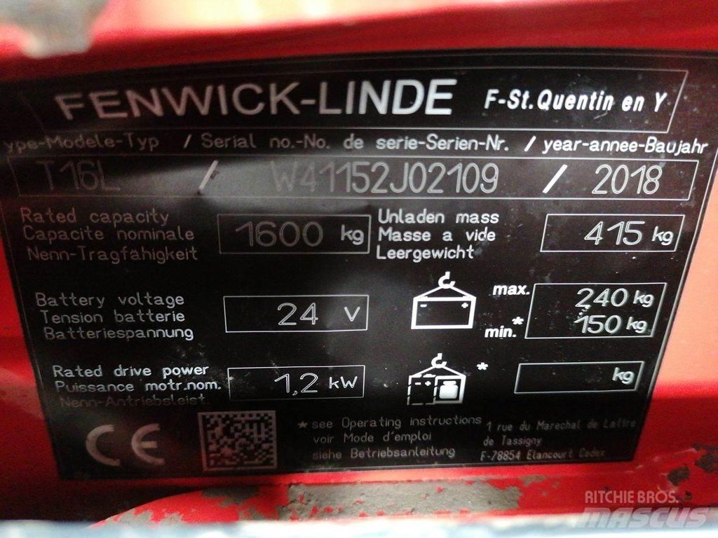 Linde T16L Штабелери