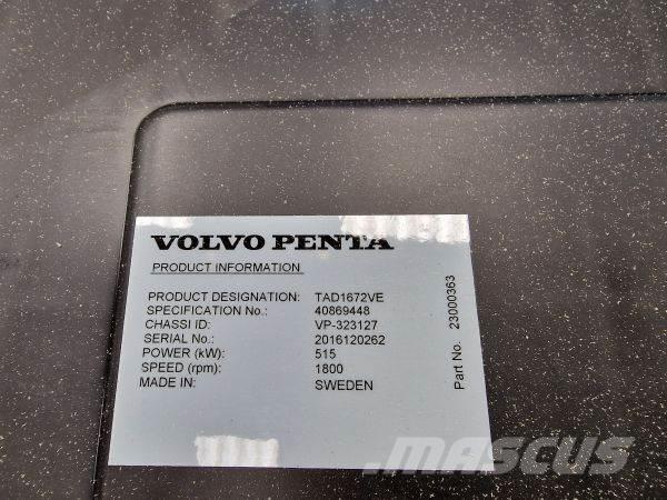 Volvo TAD1672VE Двигуни