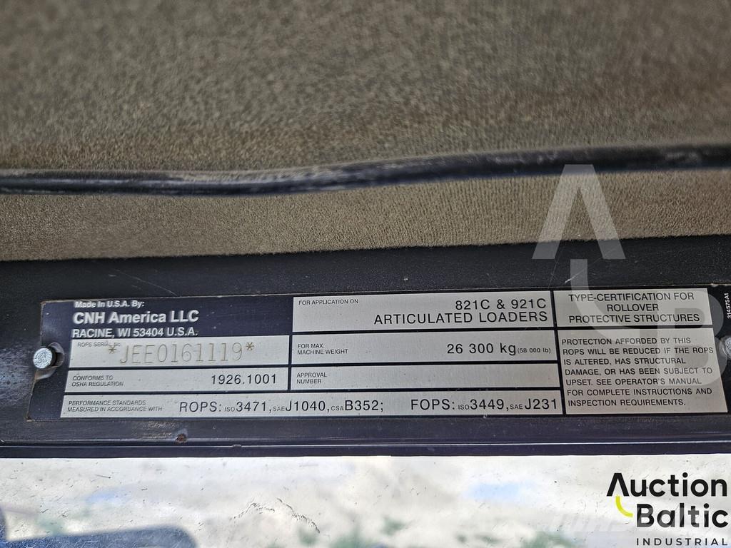 CASE 921C/2 Фронтальні навантажувачі