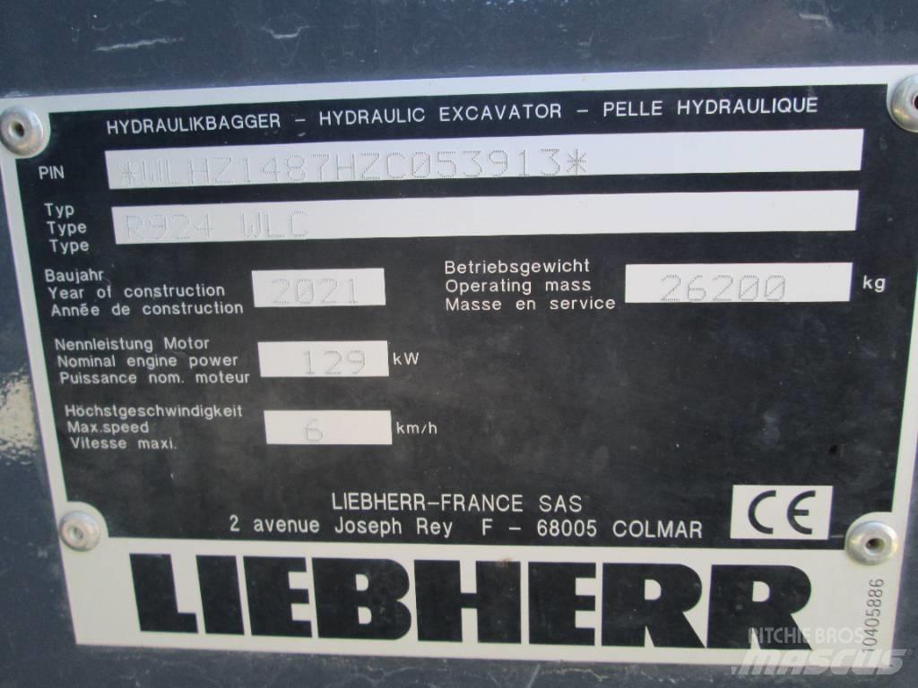 Liebherr R 924 G8 Гусеничні екскаватори