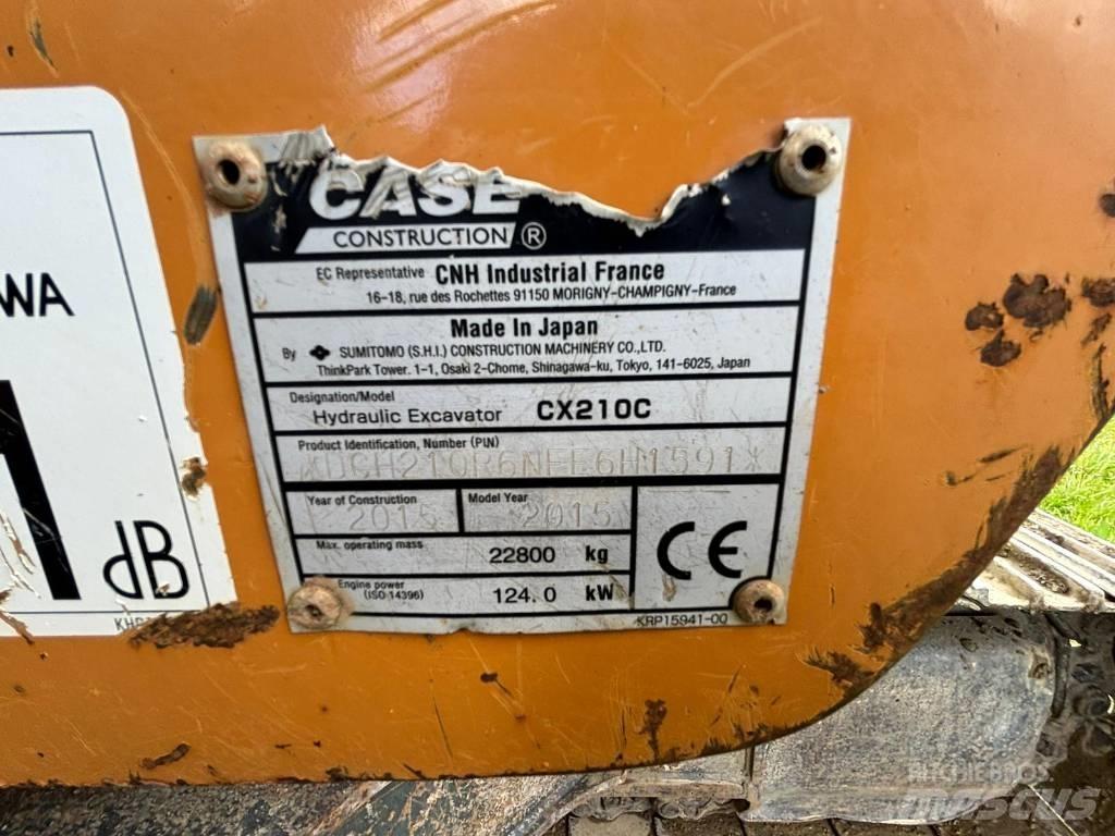 CASE CX 210 C Гусеничні екскаватори