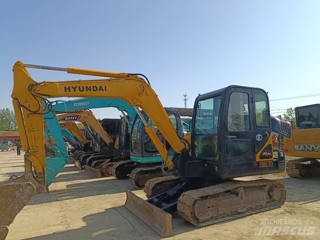 Hyundai R 60-7 Міні-екскаватори < 7т