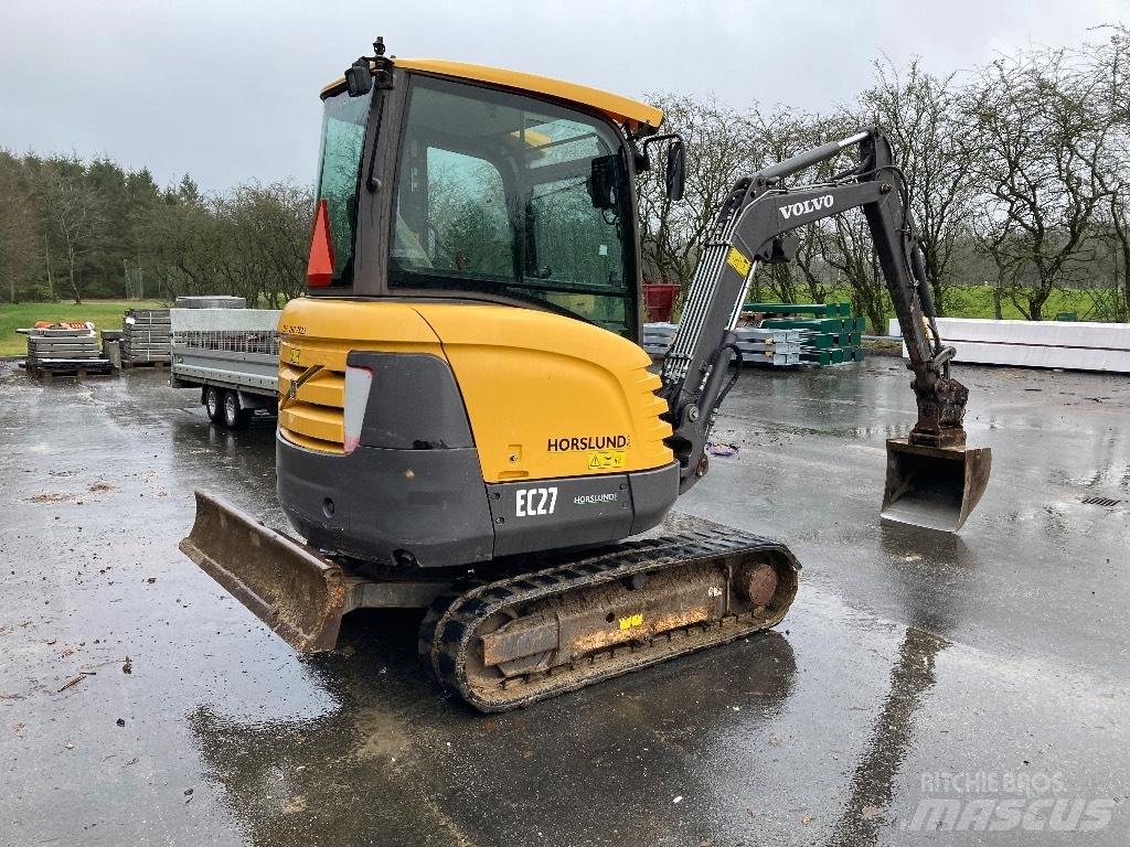 Volvo Ec27 Міні-екскаватори < 7т