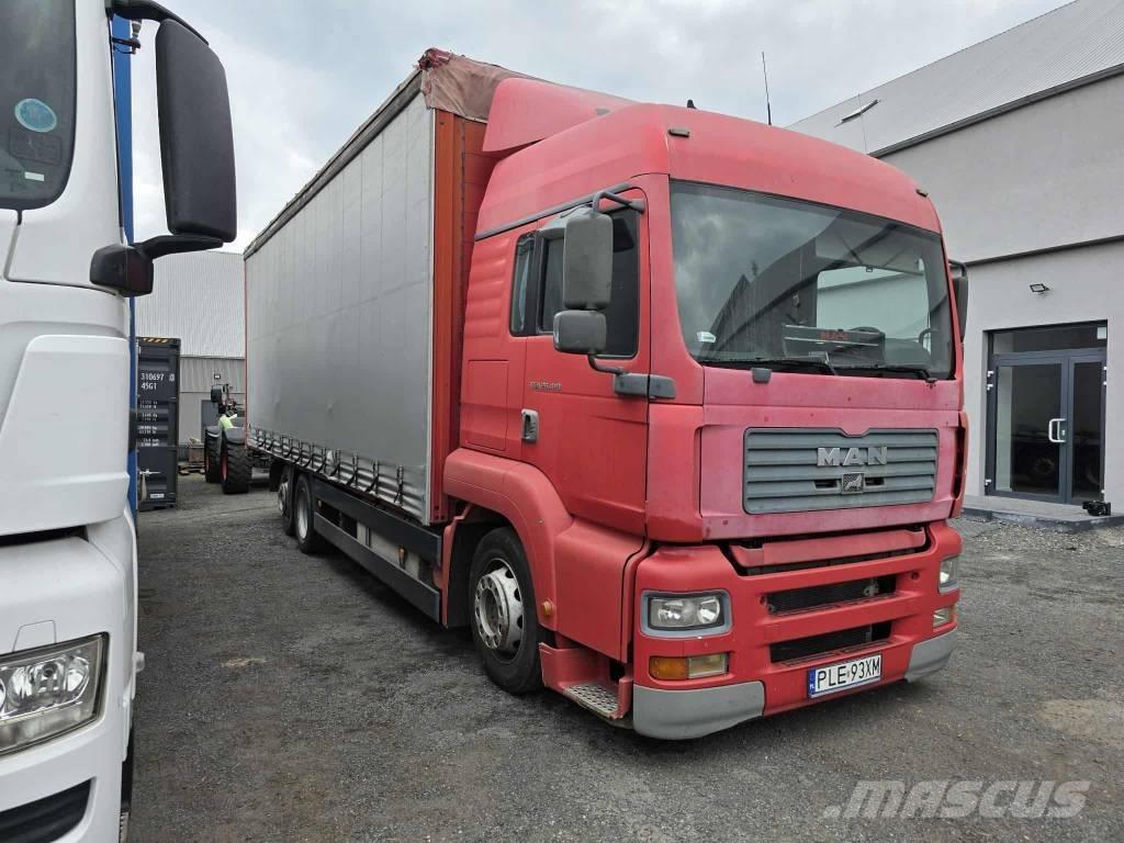 MAN TGA 26.410 Тентовані вантажівки