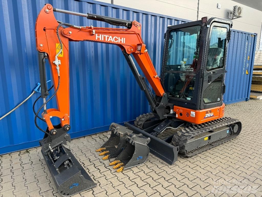 Hitachi ZX 26 U-6 Міні-екскаватори < 7т