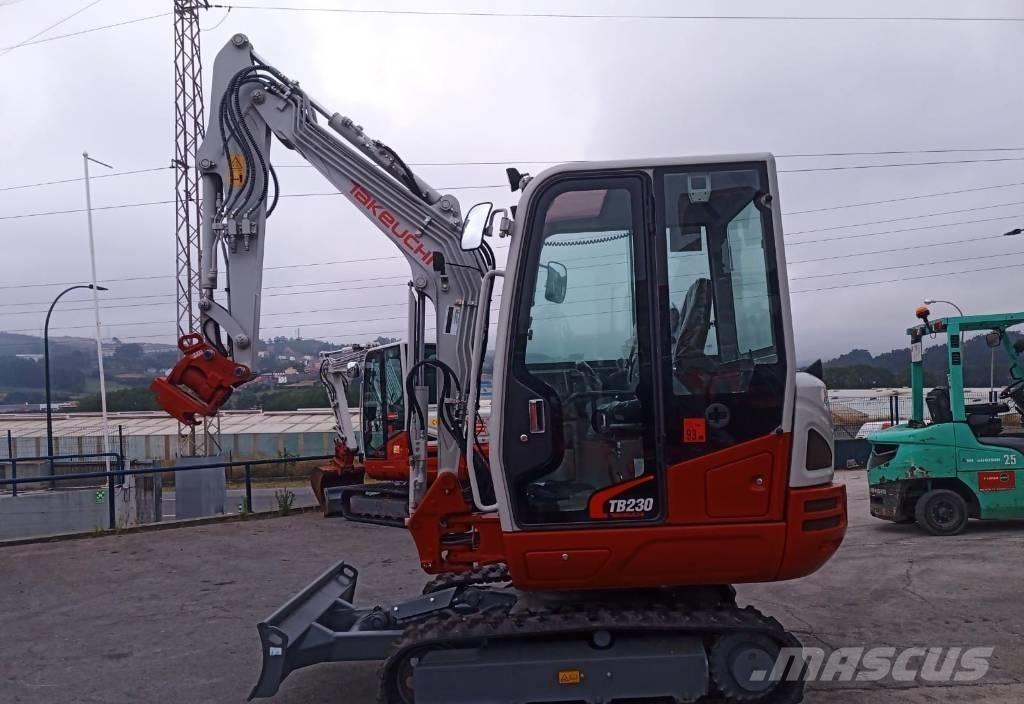 Takeuchi TB 230 Міні-екскаватори < 7т