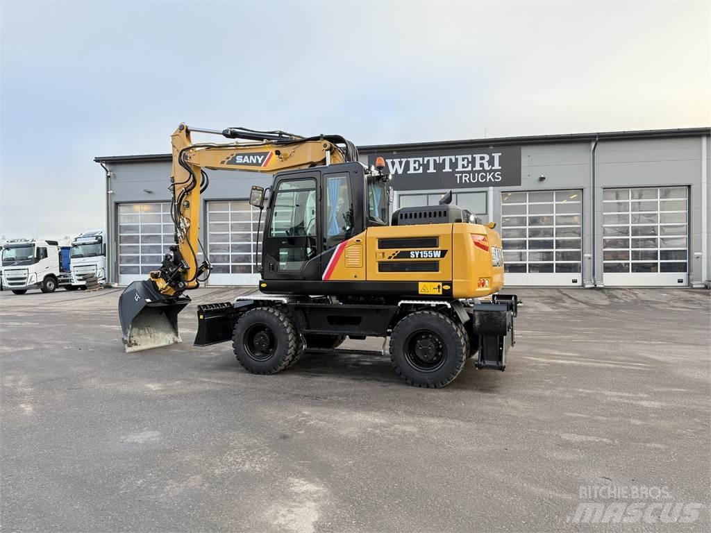 Sany SY155W Колісні екскаватори