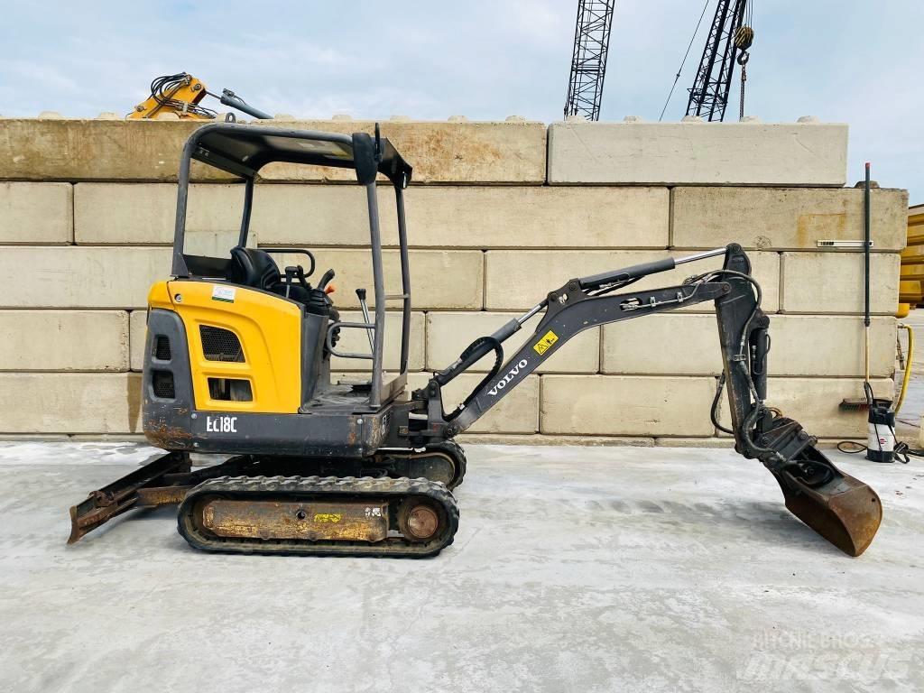 Volvo EC 18 C Міні-екскаватори < 7т