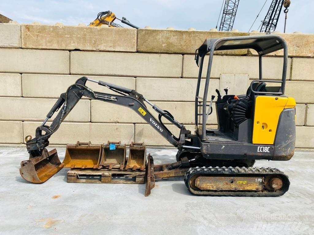 Volvo EC 18 C Міні-екскаватори < 7т