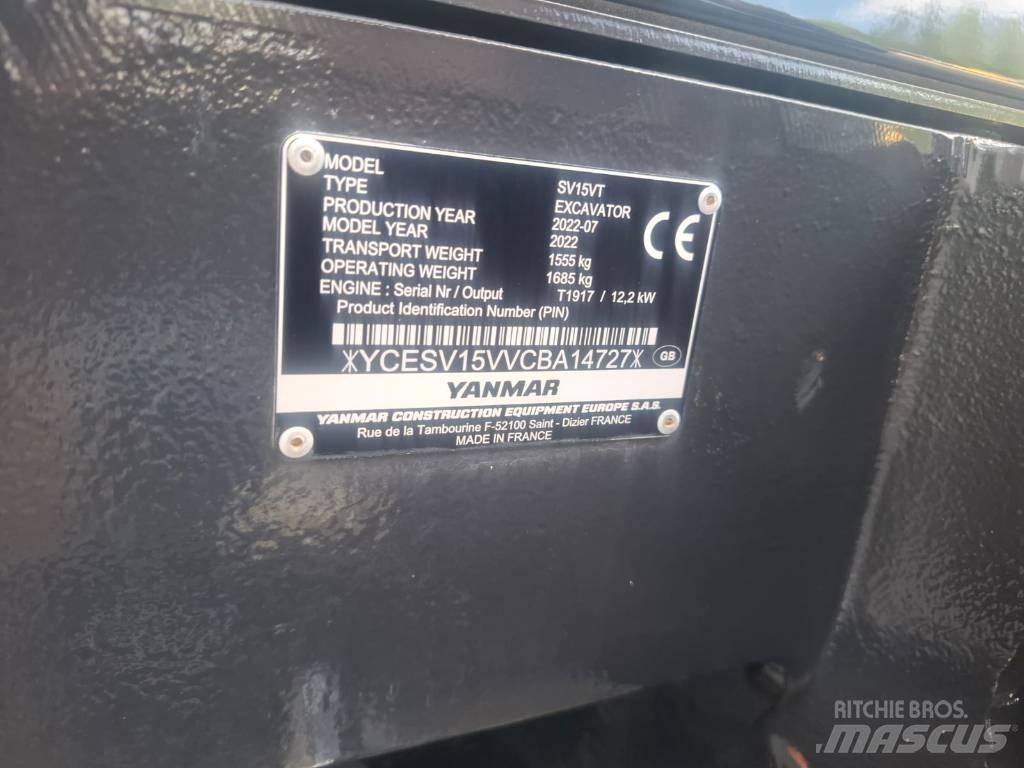 Yanmar SV 15 VT Міні-екскаватори < 7т